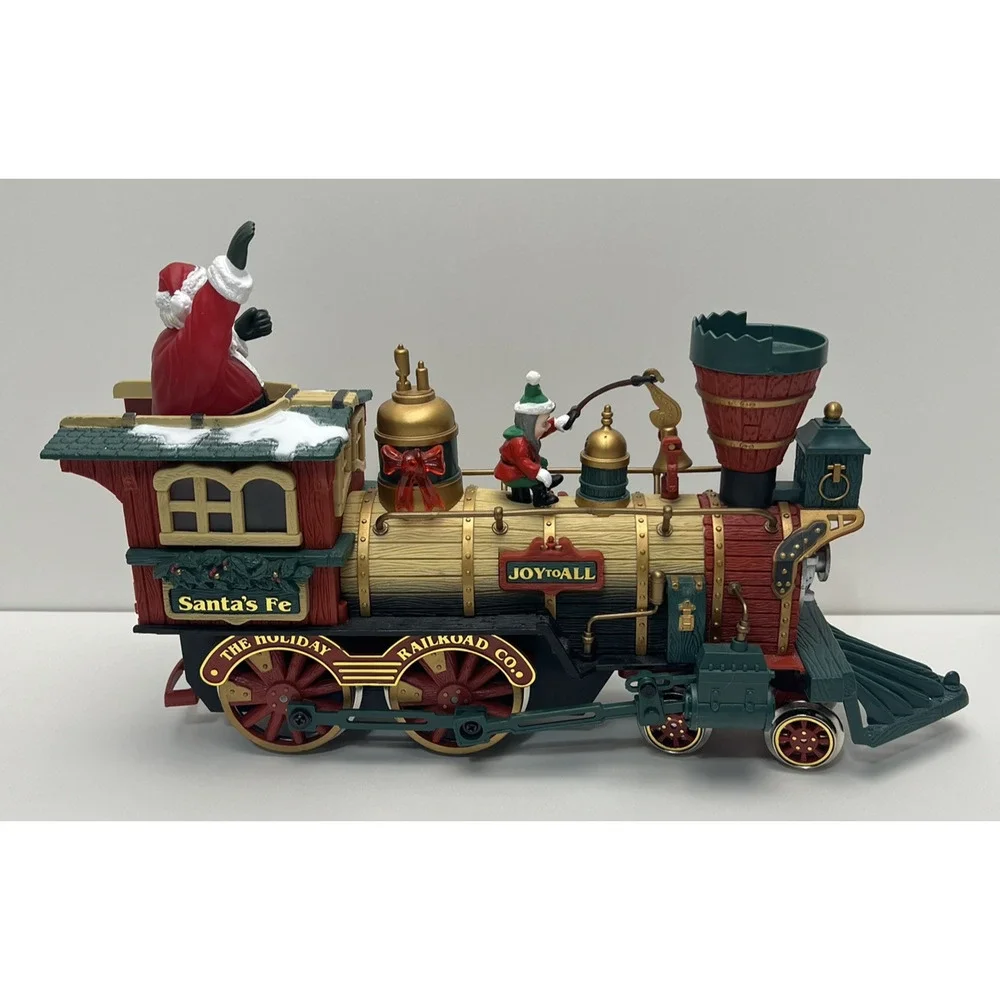 New Bright‎ The Holiday Express Animated Train Car #387 Santa's Fe 
